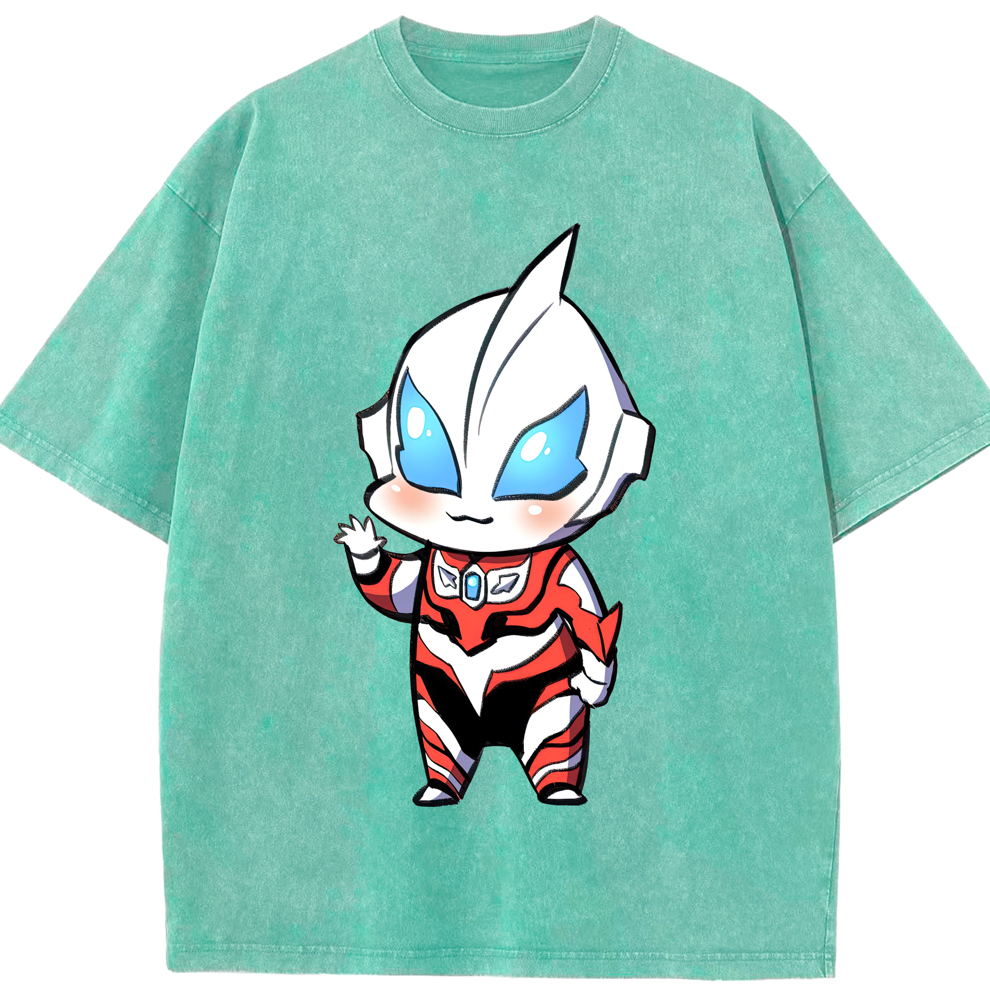 （画像用） ウルトラマン Ultraman 綿100% ヴィンテージ風 半袖Tシャツ（フロントプリント）